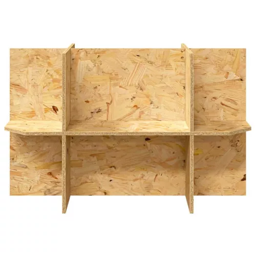  Terrárium alap polcokkal Barna 80 x 40 x 50 cm OSB