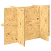  Terrárium alap polcokkal Barna 80 x 40 x 50 cm OSB