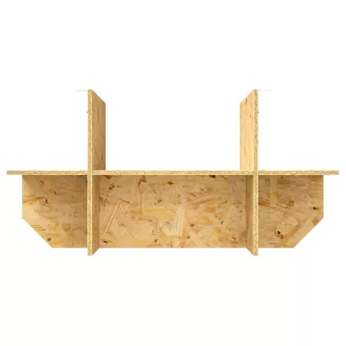  Terrárium alap polcokkal Barna 80 x 40 x 50 cm OSB