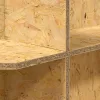  Terrárium alap polcokkal Barna 80 x 40 x 50 cm OSB