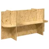  Terrárium alap polcokkal Barna 100 x 40 x 50 cm OSB