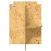  Terrárium alap polcokkal Barna 100 x 40 x 50 cm OSB