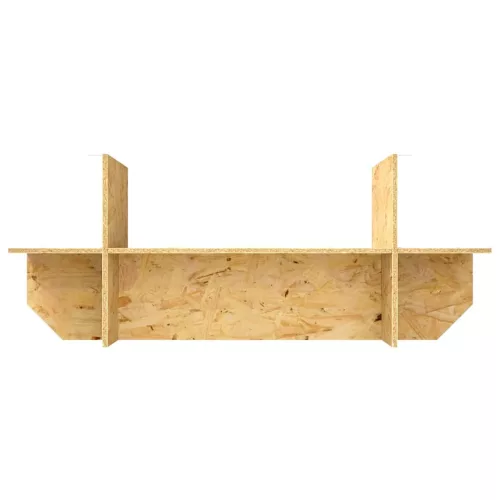  Terrárium alap polcokkal Barna 100 x 40 x 50 cm OSB