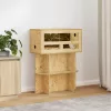  Terrárium alap polcokkal Barna 60 x 30 x 50 cm OSB
