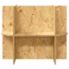  Terrárium alap polcokkal Barna 60 x 30 x 50 cm OSB