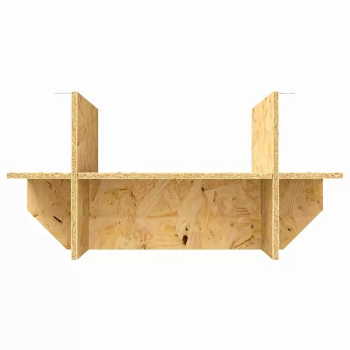  Terrárium alap polcokkal Barna 60 x 30 x 50 cm OSB