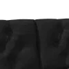  Kárpitozott fejtámla Fekete 150 cm Tömör fenyőfa