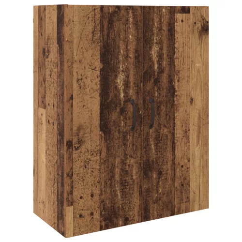  Függő szekrény polcokkal Régi fa 69.5 x 34 x 90 cm Faanyag