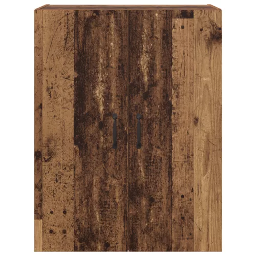  Függő szekrény polcokkal Régi fa 69.5 x 34 x 90 cm Faanyag