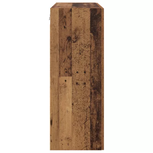  Függő szekrény polcokkal Régi fa 69.5 x 34 x 90 cm Faanyag