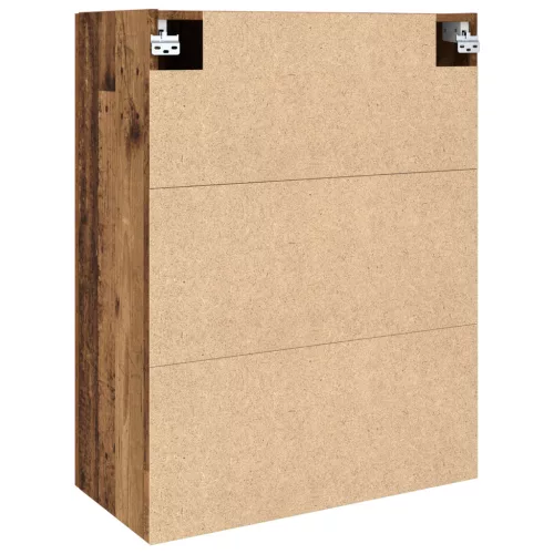  Függő szekrény polcokkal Régi fa 69.5 x 34 x 90 cm Faanyag