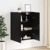  Függő szekrény polcokkal Musta tammi 69.5 x 34 x 90 cm Faanyag