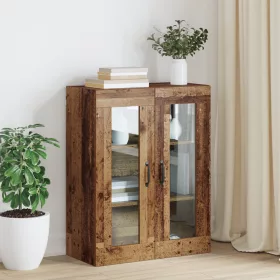    Fali Lógós Szekrény polcokkal Barna 69.5 x 34 x 90 cm Faanyag