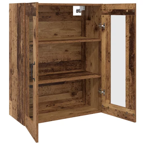  Fali Lógós Szekrény polcokkal Barna 69.5 x 34 x 90 cm Faanyag