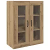  Fali Lógós Szekrény polcokkal Barna 69.5 x 34 x 90 cm Faanyag