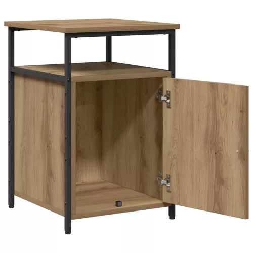  Éjjeliszekrény kézműves tölgy Faanyag