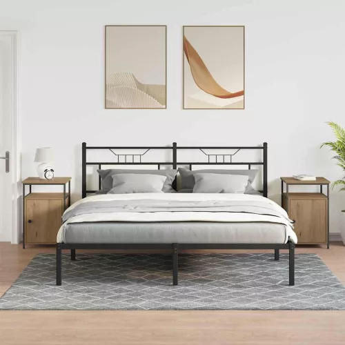  Éjjeliszekrény 2 pcs kézműves tölgy Faanyag