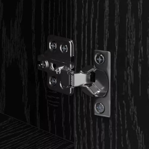  Éjjeliszekrény 2 pcs Musta tammi Faanyag