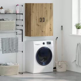    Fali szekrény Falra szerelhető Barna 69.5 x 34 x 90 cm Faanyag