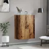  Fali szekrény polcokkal tárolóval ajtóval Régi fa 69.5 x 34 x 90 cm Faanyag