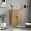  Fali szekrény kézműves tölgy 69.5 x 34 x 90 cm Faanyag