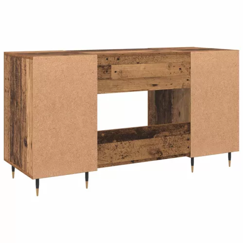  Asztal polcokkal tárolóval Régi fa 140 x 50 x 75 cm Faanyag