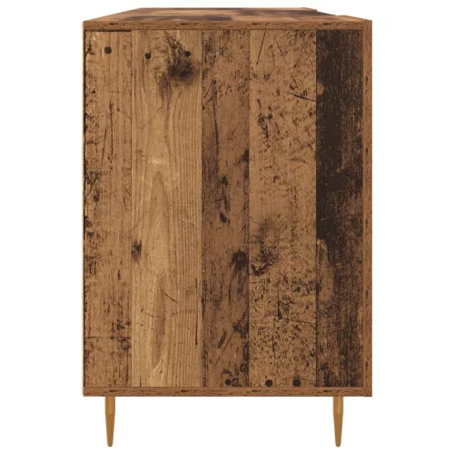  Asztal polcokkal tárolóval Régi fa 140 x 50 x 75 cm Faanyag