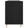  Asztal polcokkal tárolóval Musta tammi 140 x 50 x 75 cm Faanyag