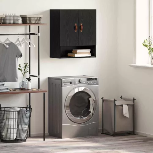  Fali Szekrény Musta tammi 60 x 31 x 70 cm Faanyag