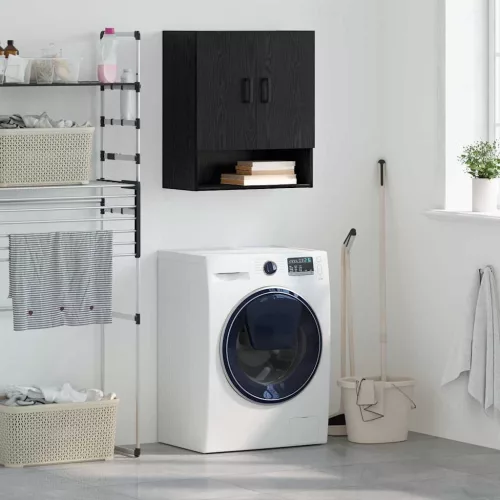  Fali Szekrény Musta tammi 60 x 31 x 70 cm Faanyag