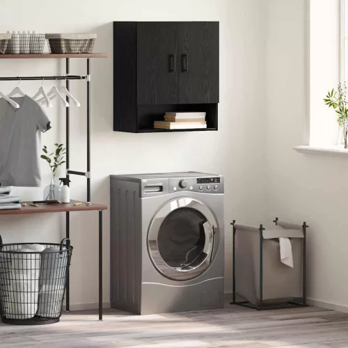  Fali Szekrény Musta tammi 60 x 31 x 70 cm Faanyag