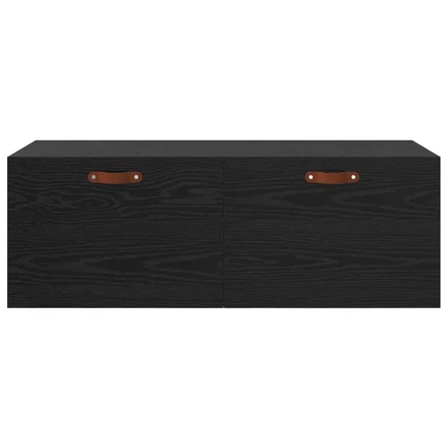  Fali Szekrény Musta tammi 100 x 36.5 x 35 cm Faanyag