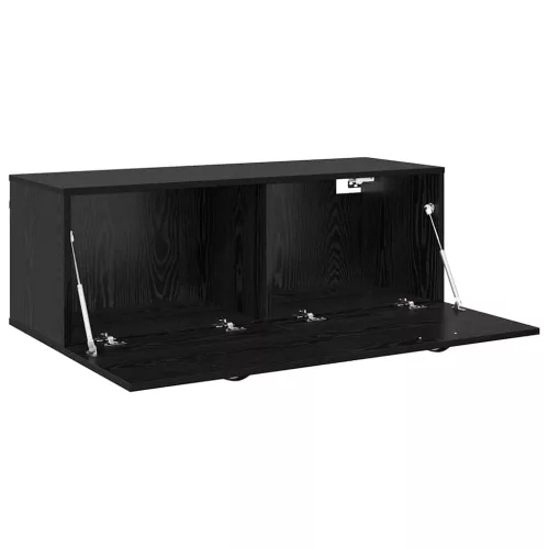  Fali Szekrény Musta tammi 100 x 36.5 x 35 cm Faanyag