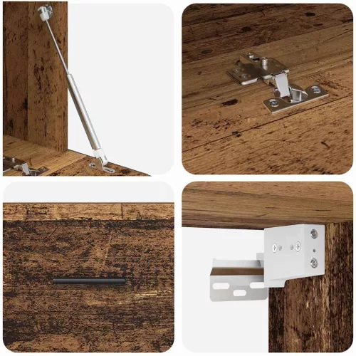  Fali Szekrény Régi fa 100 x 36.5 x 35 cm Faanyag