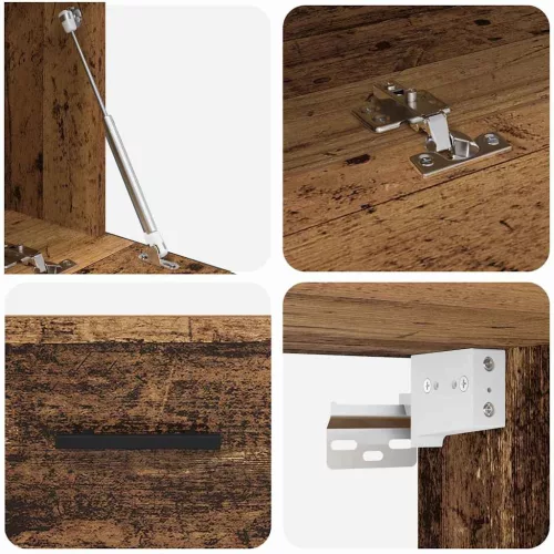  Fali Szekrény Régi fa 100 x 36.5 x 35 cm Faanyag