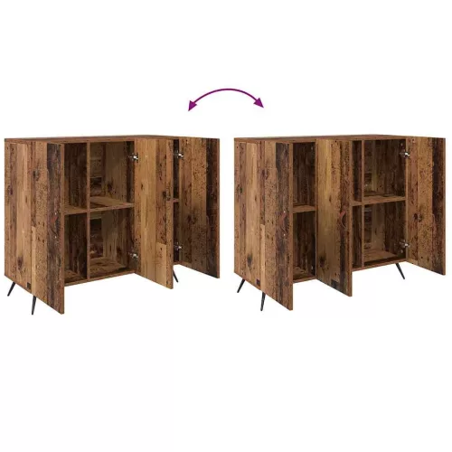  Széf Barna 90 x 34 x 80 cm Faanyag