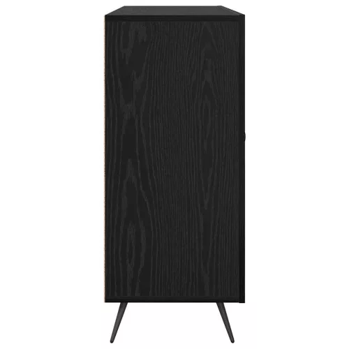  Széf Fekete 90 x 34 x 80 cm Faanyag