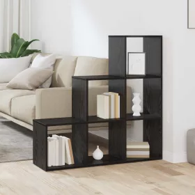    Szobaelválasztó könyvespolc Fekete tölgy 99 x 29 x 99 cm