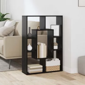  Könyvespolc Fekete tölgy 63 x 20 x 90 cm Faanyag