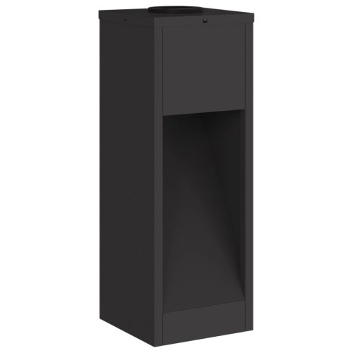  Napelemes LED Útjelző Lámpa 2 pcs Fekete Hidegen hengerelt acél