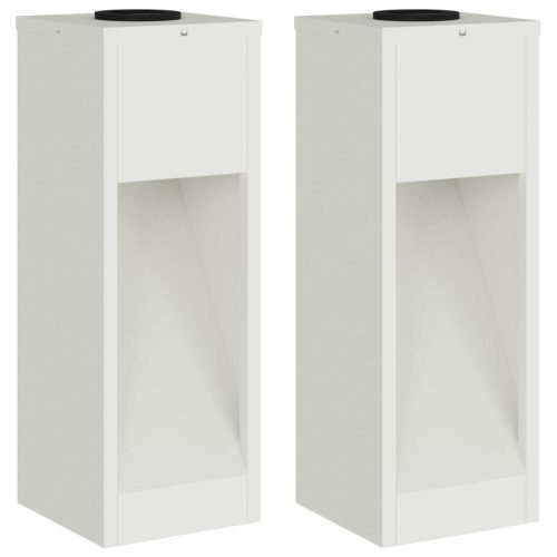  Napelemes LED Útjelző Lámpa 2 pcs Fehér Hidegen hengerelt acél