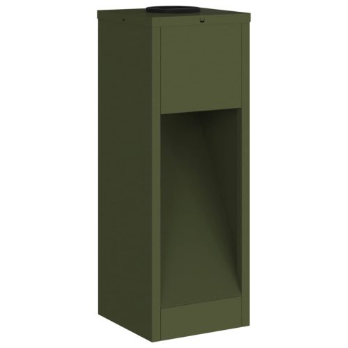  Napelemes LED Útjelző Lámpa 2 pcs Olajzöld