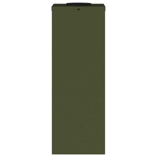  Napelemes LED Útjelző Lámpa 2 pcs Olajzöld