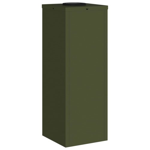  Napelemes LED Útjelző Lámpa 2 pcs Olajzöld