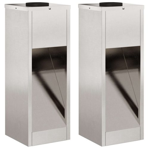  Napelemes LED Útjelző Lámpa 2 pcs Rozsdamentes acél