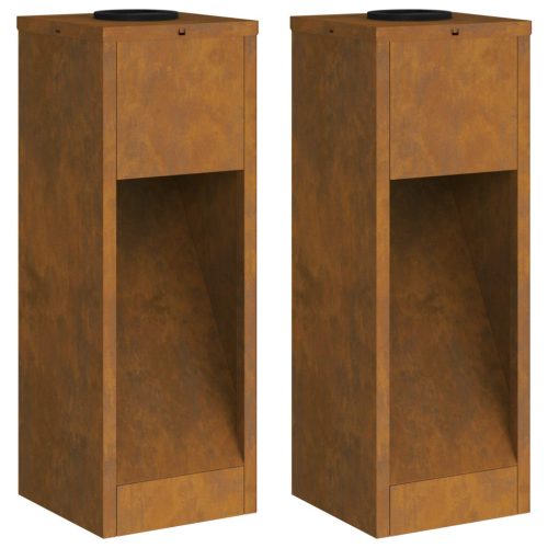  Napelemes LED Útjelző Lámpa 2 pcs Galvanizált Galvanizált