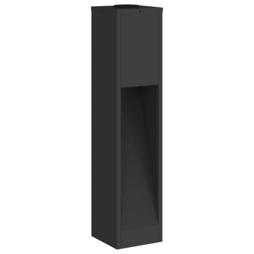  Napelemes LED Útjelző Lámpa 2 pcs Fekete Hidegen hengerelt acél