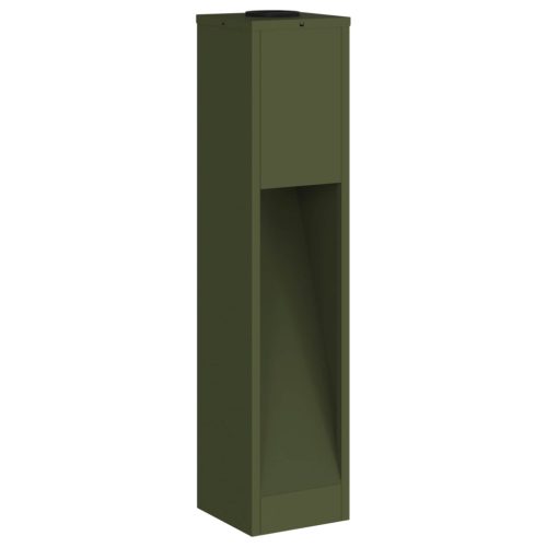  Napelemes LED Útjelző Lámpa 2 pcs Olajzöld