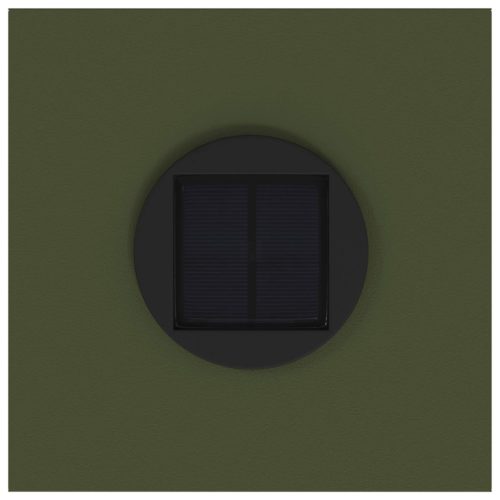  Napelemes LED Útjelző Lámpa 2 pcs Olajzöld