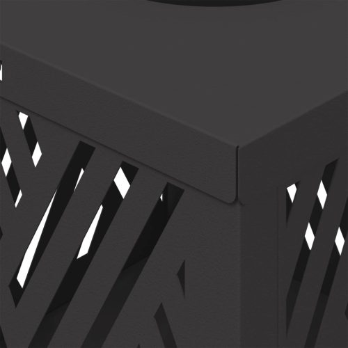  Napelemmel működő LED ösvény világítás Halszálka 2 pcs Fekete